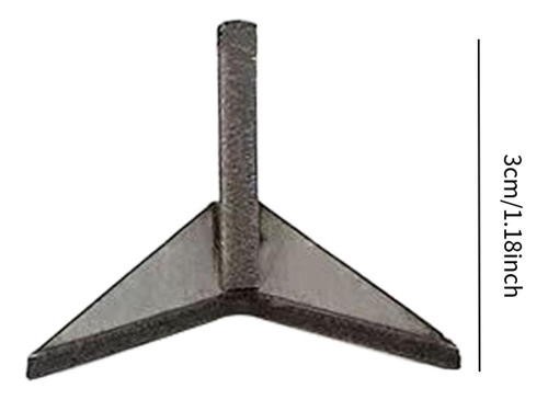 20 Pçs Triângulo Prego Picos De Segurança Altura 3cm