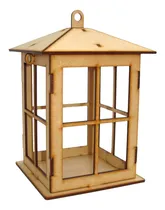Comprar 10 Faroles 22x15cm Fibrofacil Mdf Centro De Mesa Souvenir