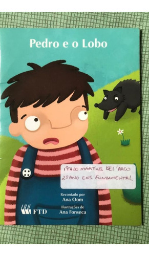Livro Pedro E O Lobo Ana Oom