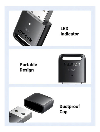 Adaptador Bluetooth 5.3 Ugreen | Alta Velocidad Y Calidad