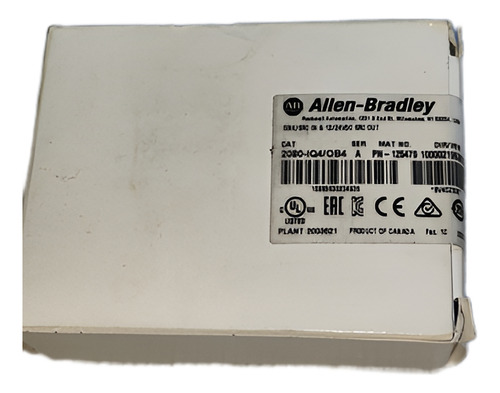 Allen Bradley 2080-iq4/ob4 Module Mixto Micro800