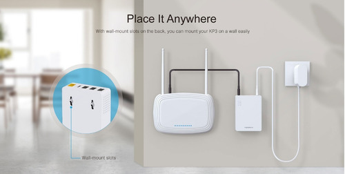 Imagen 3 de 4 de Mini Ups 10.000mah Fibra Optica Onu Router
