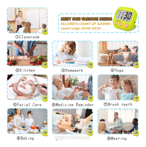 Temporizador De Aula Para Profesores Y Niños Modelo Básico