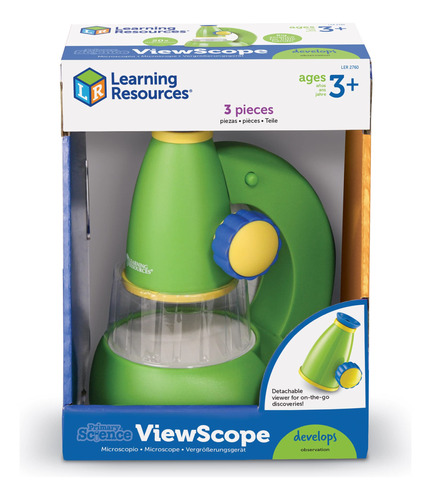 Learning Resources Primary Science Viewscope 3 Piezas Edades