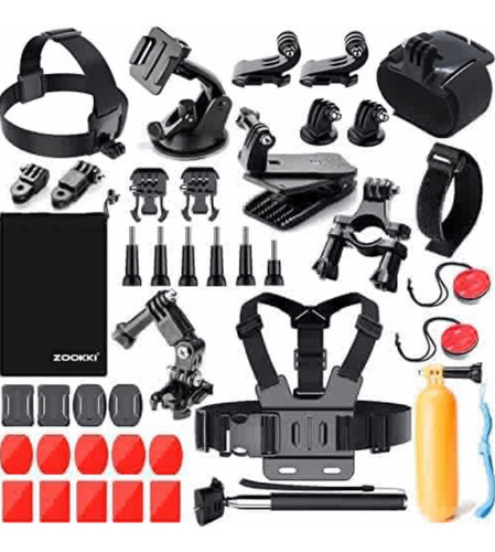 Imagen 1 de 5 de Kit De Accesorios Para Cámara Gopro Hero 7 6 5 4 3
