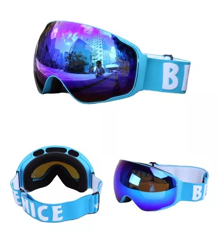 Trusiel Gafas de Esquí, Gafas Esqui Snowboard Nieve OTG, Ajustable  Anti-Niebla Protección UV Gafas Esquí para Hombre Mujer Compatible con  Casco para Esquiar Deportes de Invierno (Azul (VLT 15%)) : .es:  Deportes