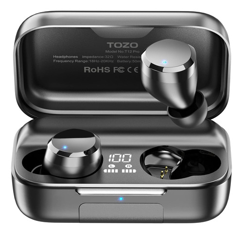 Tozo T12 Pro Auriculares Inalámbricos Bluetooth Con Qualcomm