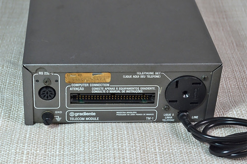 Modem Msx Gradiente Tm-1 Interface Original Vovô Da Internet