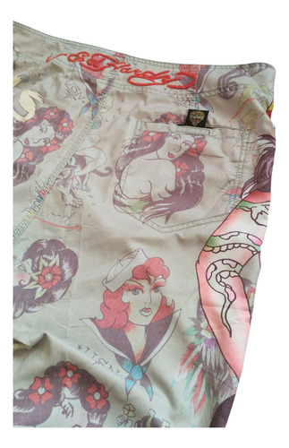 Ed Hardy Bermuda Short Christian Audigier (Usado)