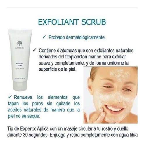 Imagen 7 de 7 de Nuskin Nu Skin Epoch Barro Marino X 2 + Scrub Exfoliante