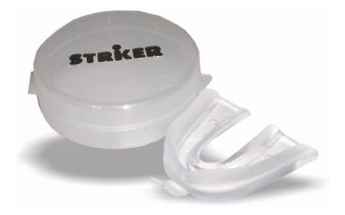 Bucal Protector Simple Striker Con Caja Transp O Saborizado