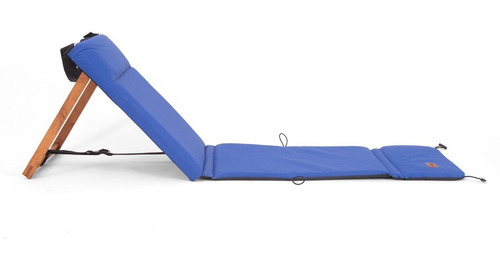 Reposera Plegable Chilly Diseño Azul Francia