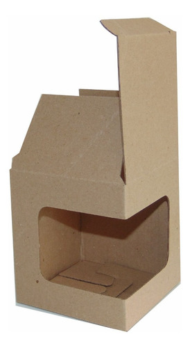 100 Cajas Carton Envios Taza Con Ventana 11x10x10cms Caja