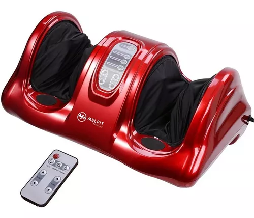 Masajeador Pies Tobillo Melfit Electrico Shiatsu 3 Modos Color I4000 Rojo