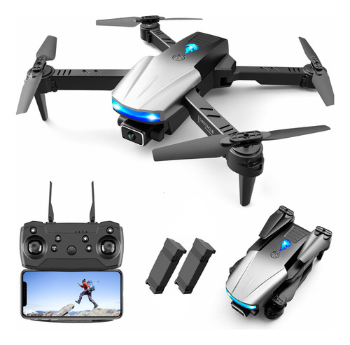 Minidron E S85 Pro Rc Con Cámara Dual De 4k Que Evita Obstác