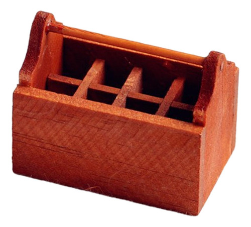2 Caja De Herramientas De Madera 1/12, Mini Sin Herramientas