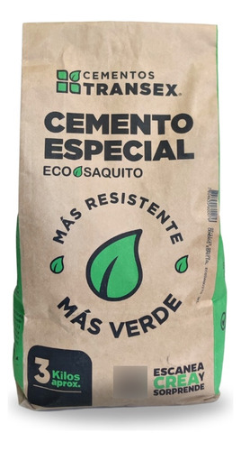 Eco Saquito  Transex Cemento Especial 3kg