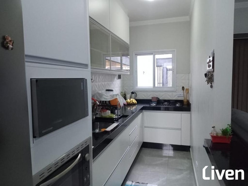 Imagem 4 de 17 de Casa Maravilhosa Com 3 Dormitórios, Suíte, Móveis Planejados No Res. Vista Linda - Ca0504