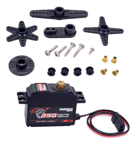 25g Servo De Engrenagem De Plástico Para 1/12 Rc S0025m
