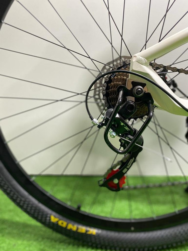 Imagen 2 de 10 de Bicicleta Aluminio Blanca Mtb Aro 27,5 Pegaso Bikes