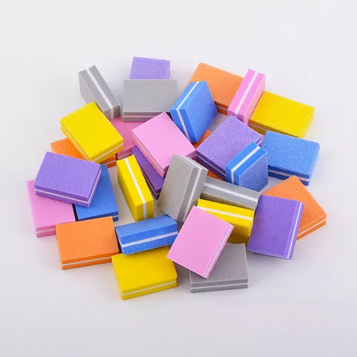 Esponja Arte De Uñas Buffer Archivo Piel *50pcs