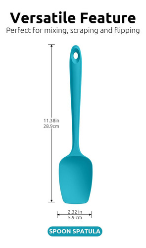 Juego De 3 Espátulas De Cuchara De Silicona Resistentes Al C