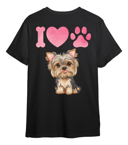 Remera I Love Yorkshire Terrier Perro