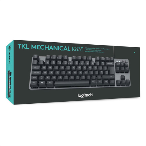 Imagen 7 de 8 de Teclado Mecánico Logitech K835 Tkl, En Aluminio / Multimedia