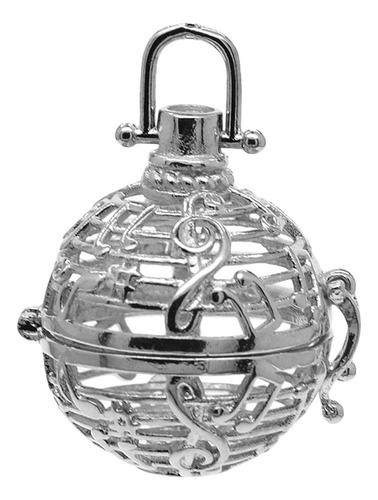 Pearl Bead Cage Colgante Nota Musical
