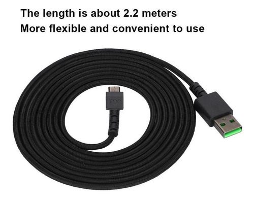 Para Razer/super Mamba Mouse Line 2.2m 1* Substituição Mou