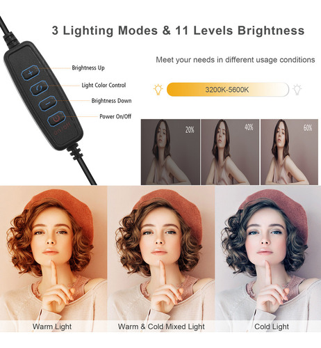 Kit De Vlog Andoer Para Grabación De Videos Con Smartphone