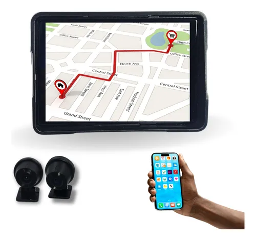 comprar Multimídia Moto Dvr Carplay Android Auto Cu002F Câmera Grava Som Cor Ip67 - Resistente A Água
