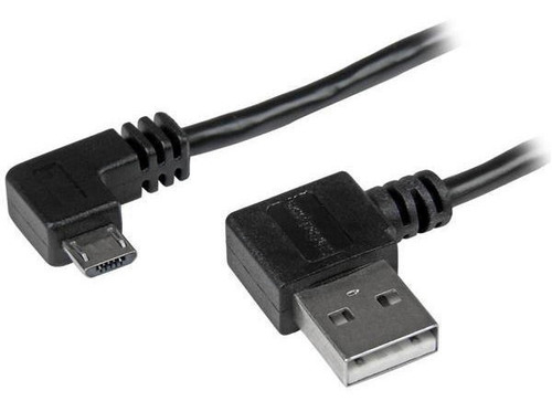 Cable De 1m Micro Usb Con Conector Acodado A La Derecha