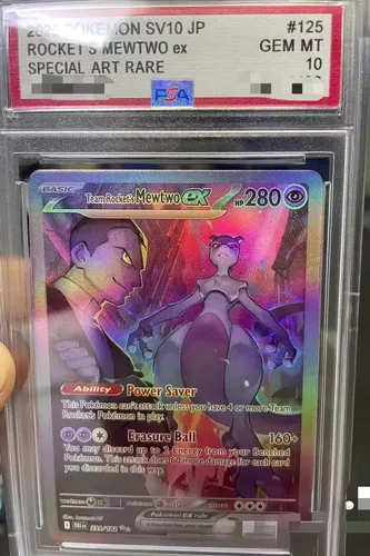 Carta Rocket's Mewtwo Ex Special Art Rare English Psa 10