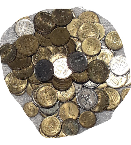 Monedas Antiguas De Argentina Pesos Lote X 100 Lo20