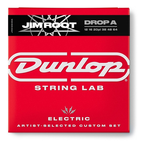 Encordado Guitarra Electrica Dunlop 012 Jim Root Drop A