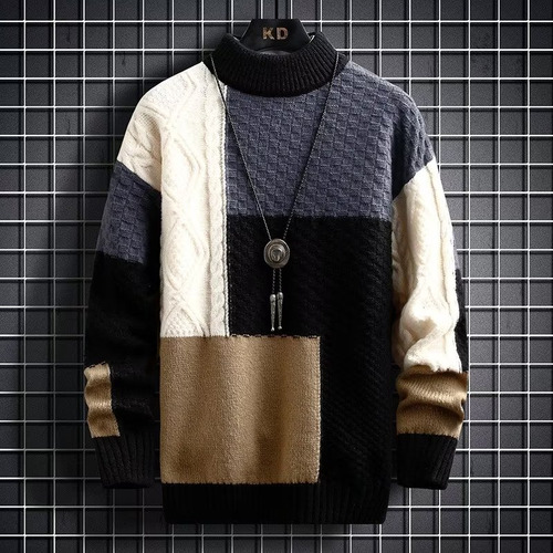 Suéter Moderno, Ropa Térmica, Suéteres A Rayas Para Hombre