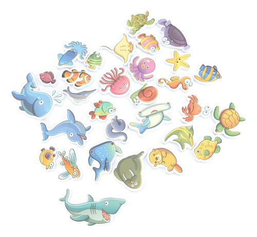 Juego De Rompecabezas De Animales Marinos Para Bañera, Juego