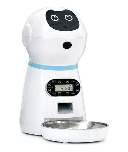 Dispensador Alimentador Automatico Para Mascotas Perros Gato