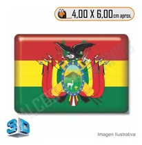 Comprar Calcomanias 3d Con Relieve, Resina Importada Bandera Bolivia