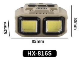 Linterna Frontal Irm Hx-816s Tipo Cintillo Recargable