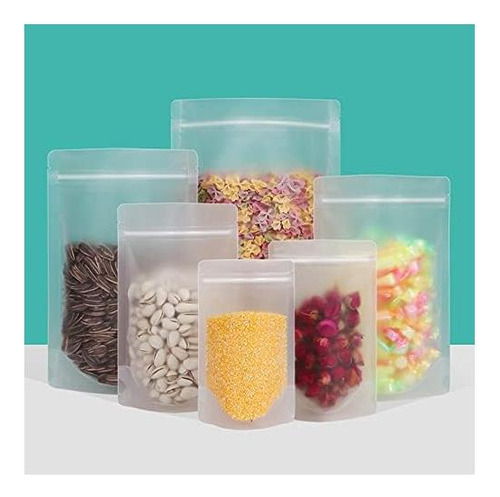 50 Bolsas De Comida Con Cremallera Con Cremallera Con De De