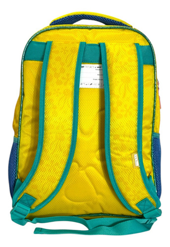 Kit Mochila Bob Esponja Lonchera Lapicera Primaria Original Amarillo Amarillo