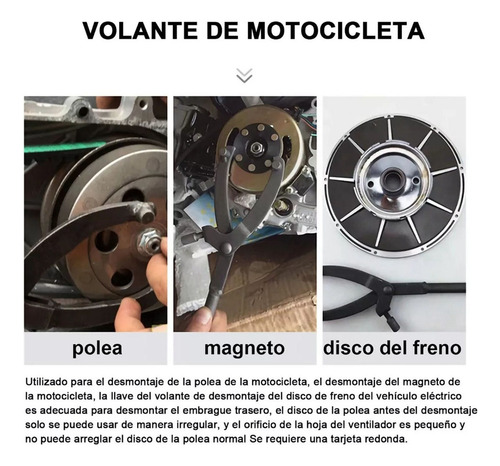 Llave Para Volante De Motocicleta, Embrague, Tuerca, Antinie