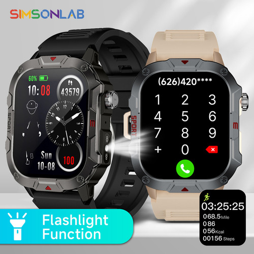 Linterna Led New Smartwatch 2.01 De Pantalla Ultra Grande.