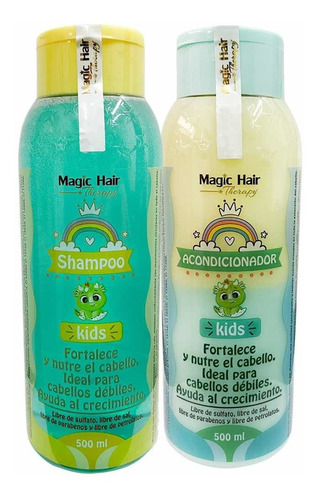 Magic Hair Shampoo Y Acondicionador Kids Niños Crecimiento