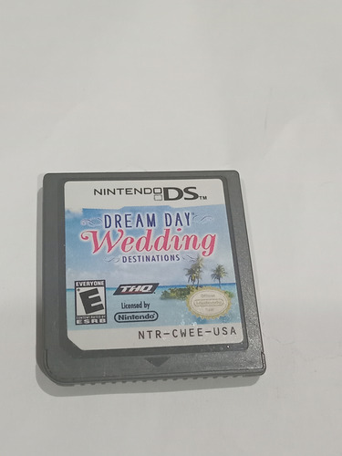 Nintendo Ds Dream Day Wedding Original Blanco (Usado)