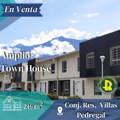 En Venta Townhouse En Conj. Residencial Villas Pedregal Mérida - Venezuela