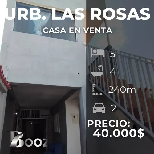 Venta De Casa, Urb Las Rosas