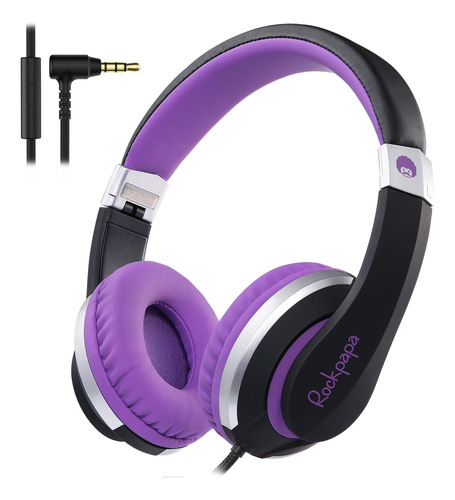 Rockpapa Hs20 - Auriculares Con Cable Para Ninos Y Ninas Con